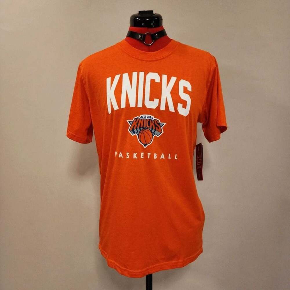 Ultra Game NBA New York Knicks Youth Orange Short Sleeve T-Shirt Size 18-20 New